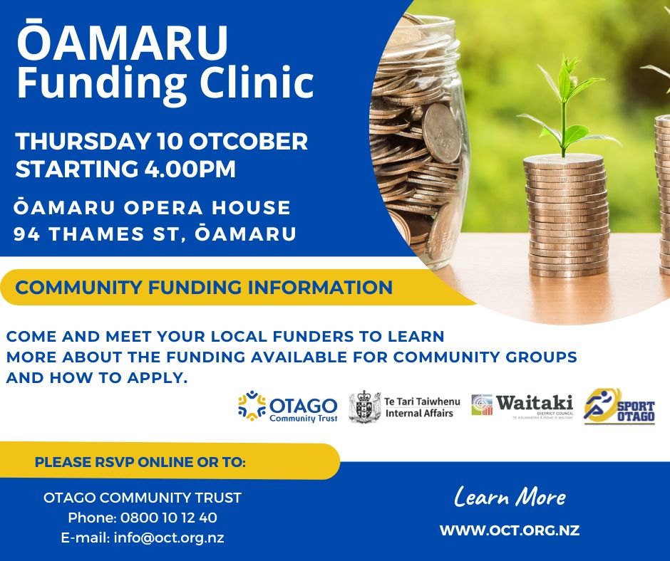 Ōamaru Funding Clinic October