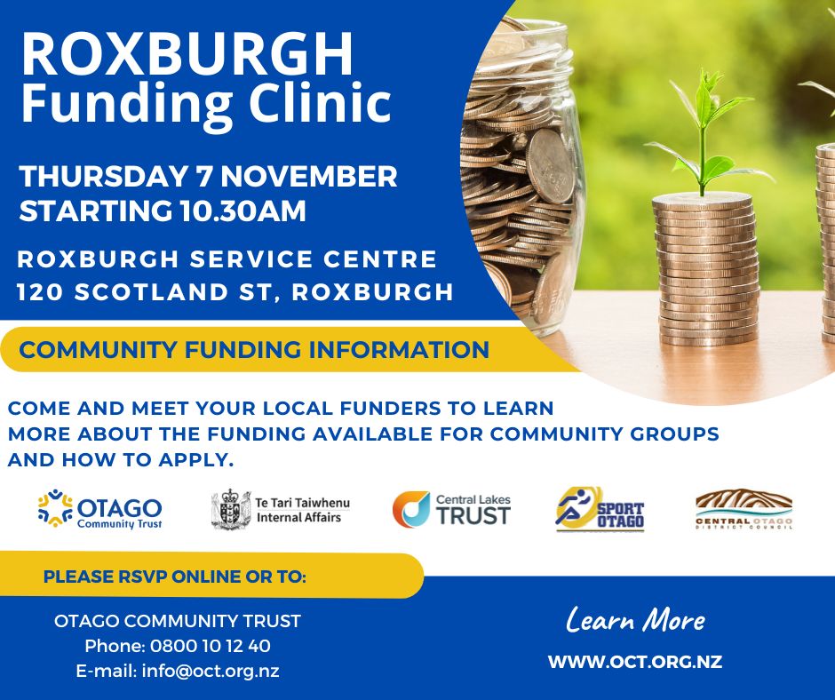 Roxburgh Funding Clinic 7thNov