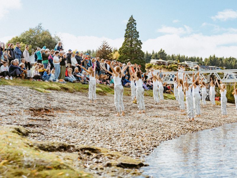 Surface Tension as part of the Wānaka Festival of Colour 2023 - Deanna Gerlach